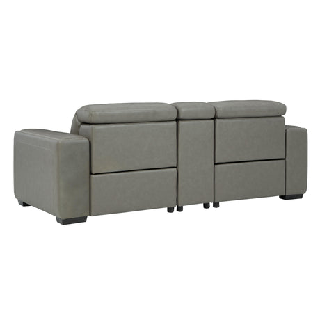  Signature Design by Ashley Correze U94202S3 3 pc Power Reclining Sectional Loveseat IMAGE 5