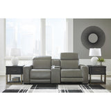  Signature Design by Ashley Correze U94202S3 3 pc Power Reclining Sectional Loveseat IMAGE 7
