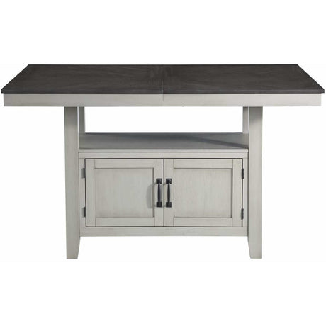  Steve Silver Furniture Hyland HY500PT Counter Height Dining Table w/18-inch Leaf IMAGE 2