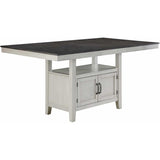  Steve Silver Furniture Hyland HY500PT Counter Height Dining Table w/18-inch Leaf IMAGE 3