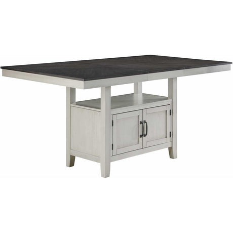  Steve Silver Furniture Hyland HY500PT Counter Height Dining Table w/18-inch Leaf IMAGE 3
