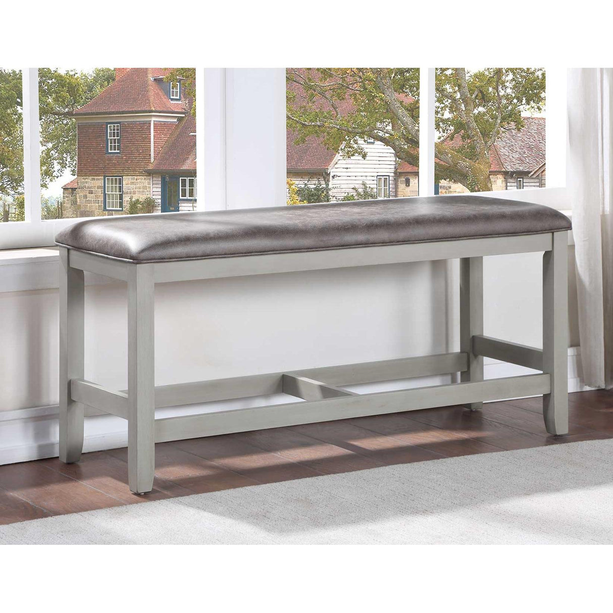  Steve Silver Furniture Hyland HY500CCBN Counter Height Bench IMAGE 3