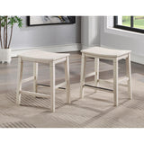  Steve Silver Furniture Westlake WS5000 5 pc Counter Height Dining Set - White IMAGE 3