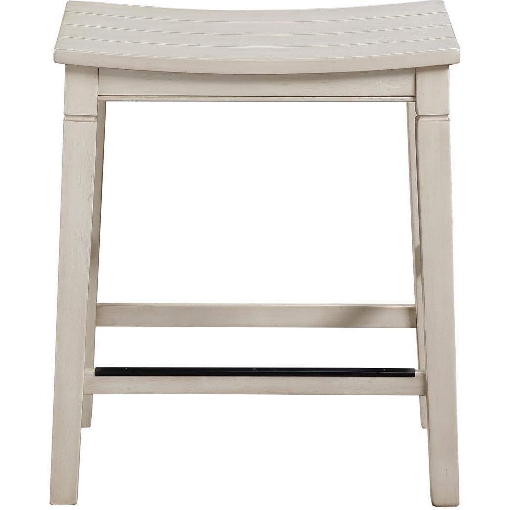 Steve Silver Furniture Westlake WS5000 5 pc Counter Height Dining Set - White IMAGE 4