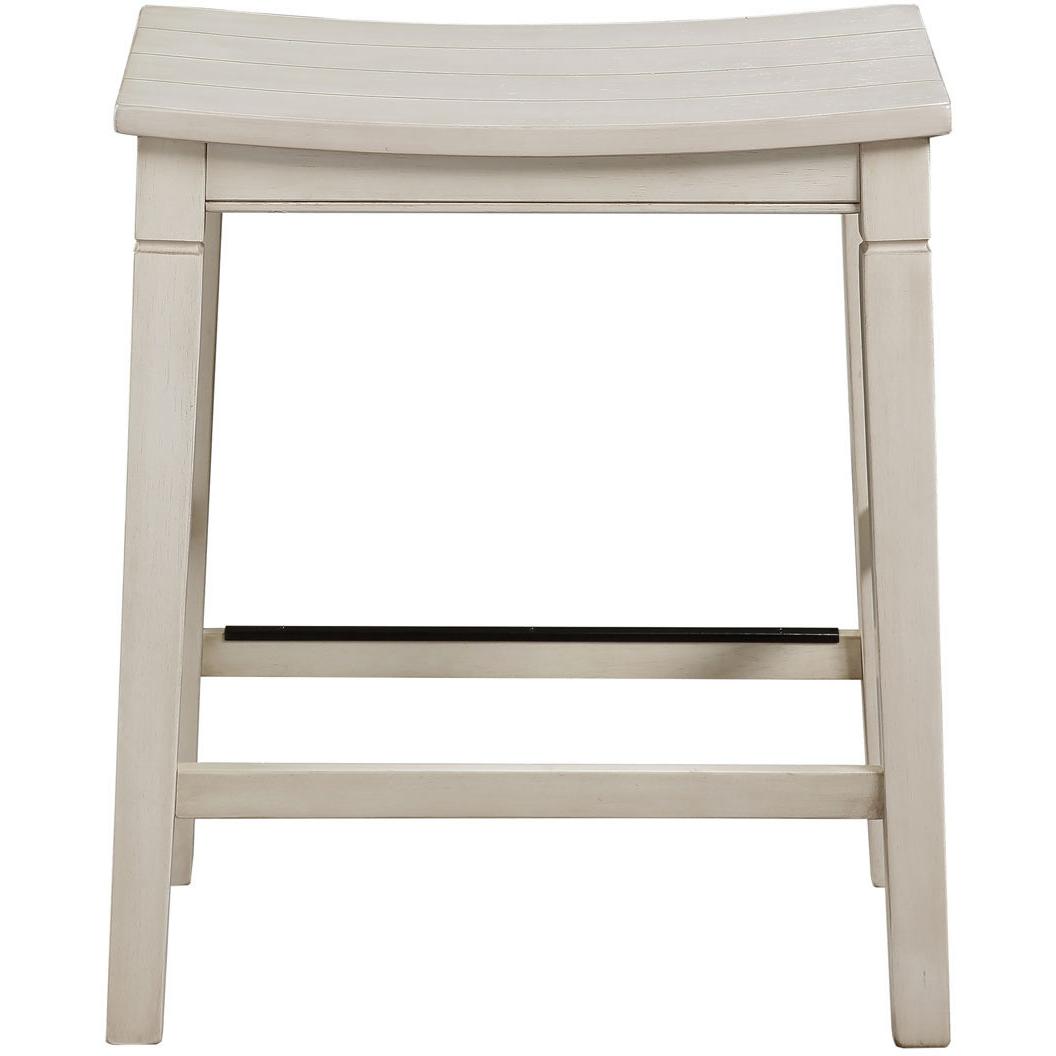  Steve Silver Furniture Westlake WS5000 5 pc Counter Height Dining Set - White IMAGE 5