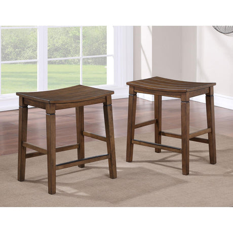  Steve Silver Furniture Westlake WS5000B 5 pc Counter Height Dining Set - Chestnut Brown IMAGE 3
