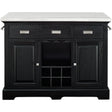  Steve Silver Furniture Aspen AS380 Kitchen Island IMAGE 1