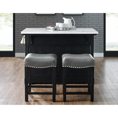  Steve Silver Furniture Aspen AS380 Kitchen Island IMAGE 10