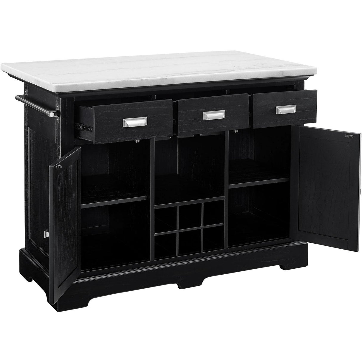  Steve Silver Furniture Aspen AS380 Kitchen Island IMAGE 3