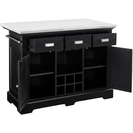  Steve Silver Furniture Aspen AS380 Kitchen Island IMAGE 3