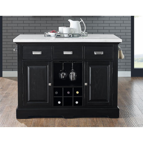  Steve Silver Furniture Aspen AS380 Kitchen Island IMAGE 8