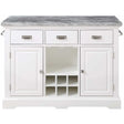  Steve Silver Furniture Zermatt ZR380 Kitchen Island IMAGE 1