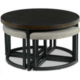  Steve Silver Furniture Yukon YU3636NT Coffee Table with Stools IMAGE 2