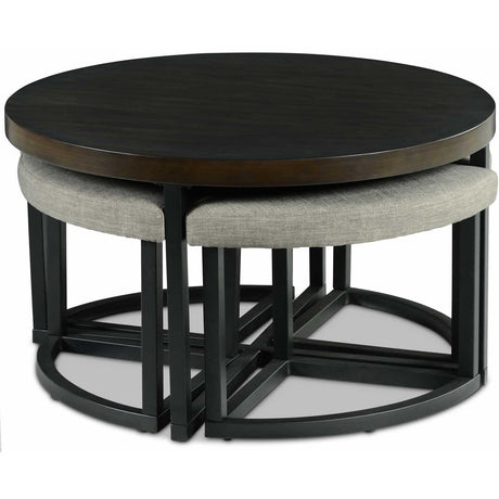  Steve Silver Furniture Yukon YU3636NT Coffee Table with Stools IMAGE 2