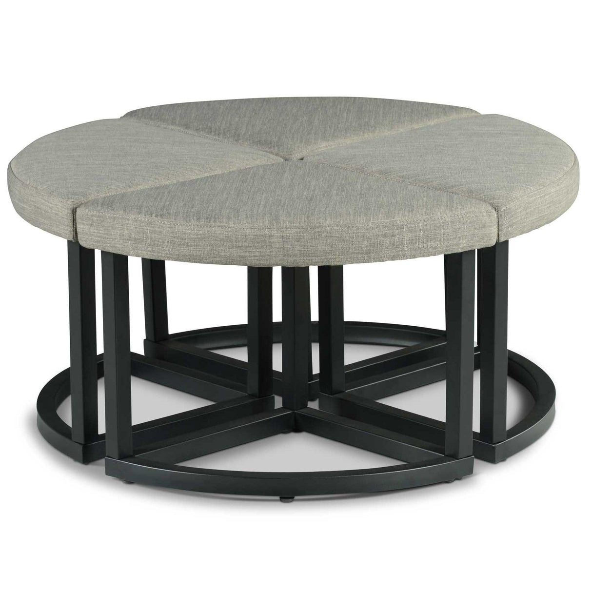  Steve Silver Furniture Yukon YU3636NT Coffee Table with Stools IMAGE 5