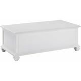  Steve Silver Furniture Charlestown CT100C Lift Top Cocktail Table - White IMAGE 3