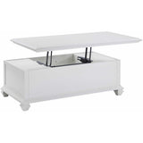  Steve Silver Furniture Charlestown CT100C Lift Top Cocktail Table - White IMAGE 5