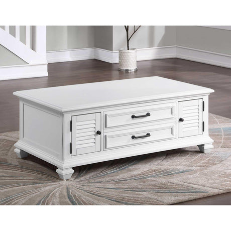  Steve Silver Furniture Charlestown CT100C Lift Top Cocktail Table - White IMAGE 7
