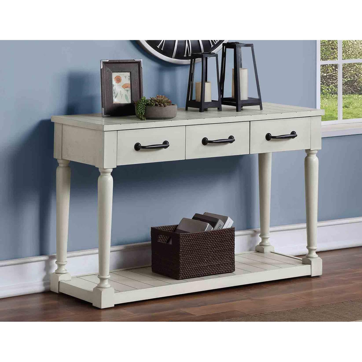  Steve Silver Furniture Hemingway HM100S Sofa Table IMAGE 3