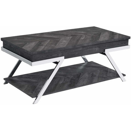  Steve Silver Furniture Roma RO100C Lift Top Cocktail Table IMAGE 2