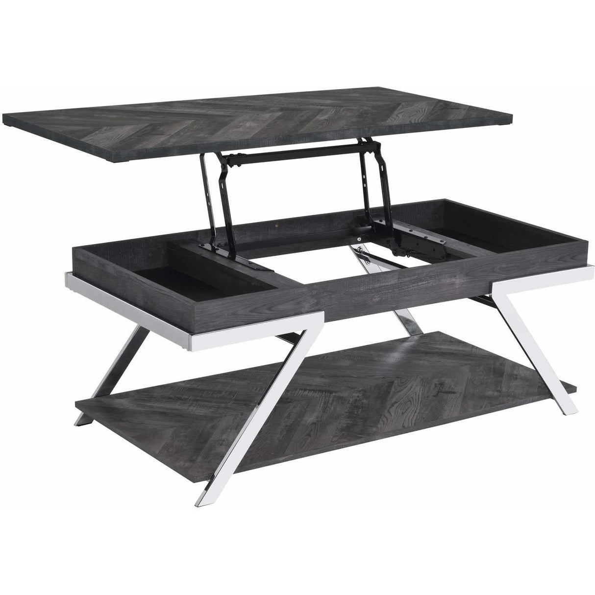  Steve Silver Furniture Roma RO100C Lift Top Cocktail Table IMAGE 3