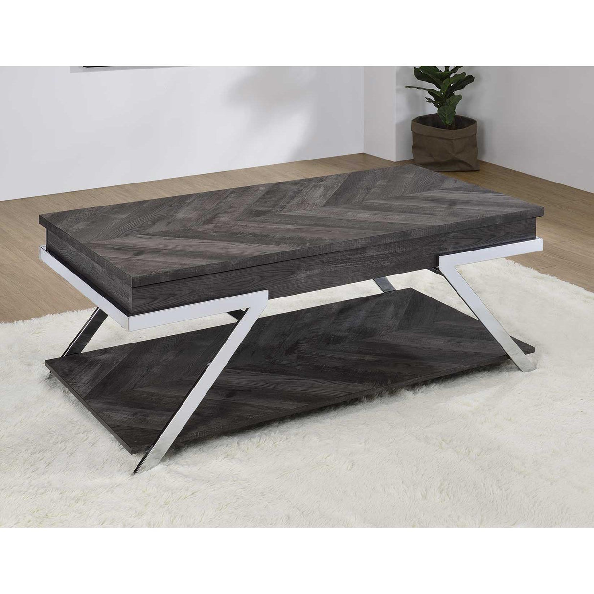  Steve Silver Furniture Roma RO100C Lift Top Cocktail Table IMAGE 5