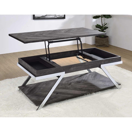  Steve Silver Furniture Roma RO100C Lift Top Cocktail Table IMAGE 6