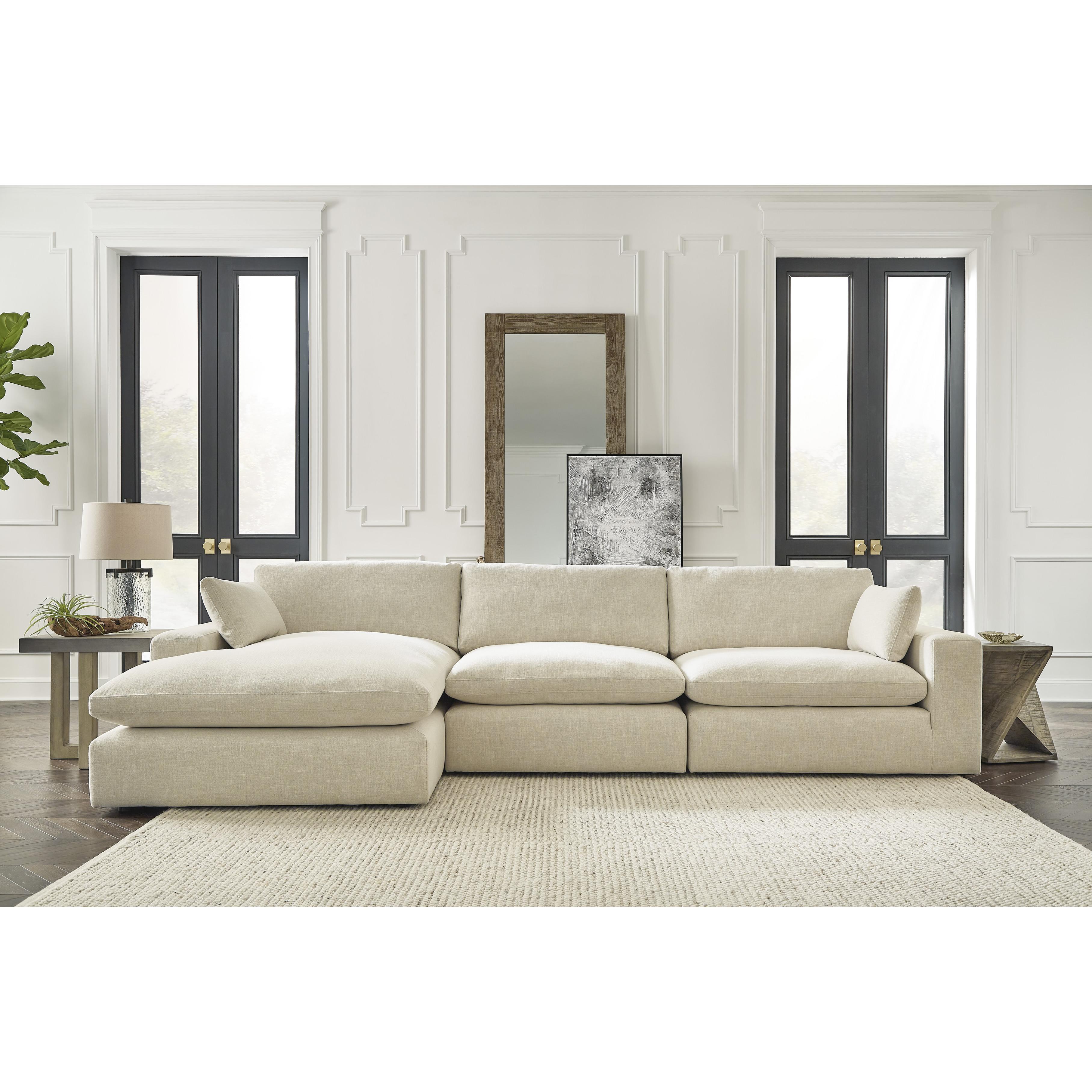 Benchcraft Elyza 10006S3 3 pc Sectional with Chaise – Namaste