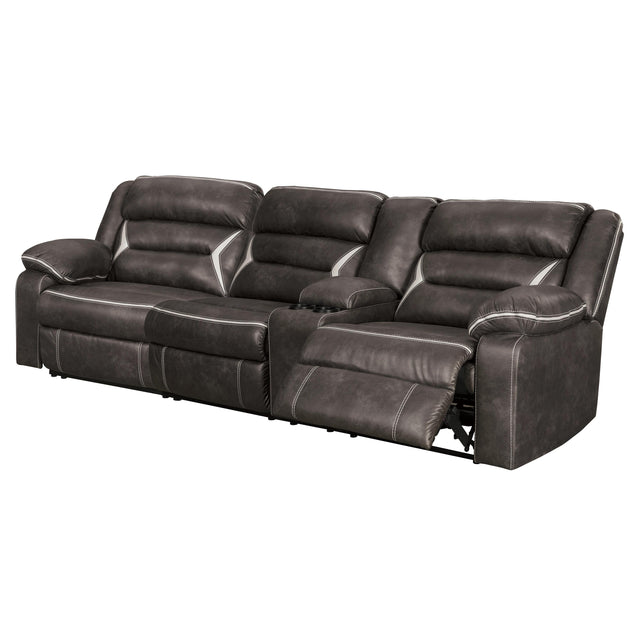 Signature Design by Ashley Kincord 13104S1 2 pc Power Reclining Sectional Sofa IMAGE 1