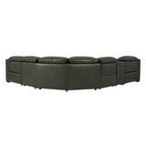  Signature Design by Ashley Center Line U63404S4 6 pc Power Reclining Sectional IMAGE 2