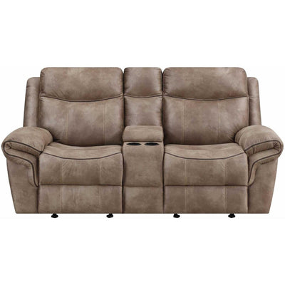  Steve Silver Furniture Nashville NH850CL Glider Recliner Console Loveseat IMAGE 1