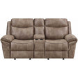  Steve Silver Furniture Nashville NH850CL Glider Recliner Console Loveseat IMAGE 1
