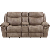  Steve Silver Furniture Nashville NH850CL Glider Recliner Console Loveseat IMAGE 1