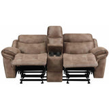  Steve Silver Furniture Nashville NH850CL Glider Recliner Console Loveseat IMAGE 2