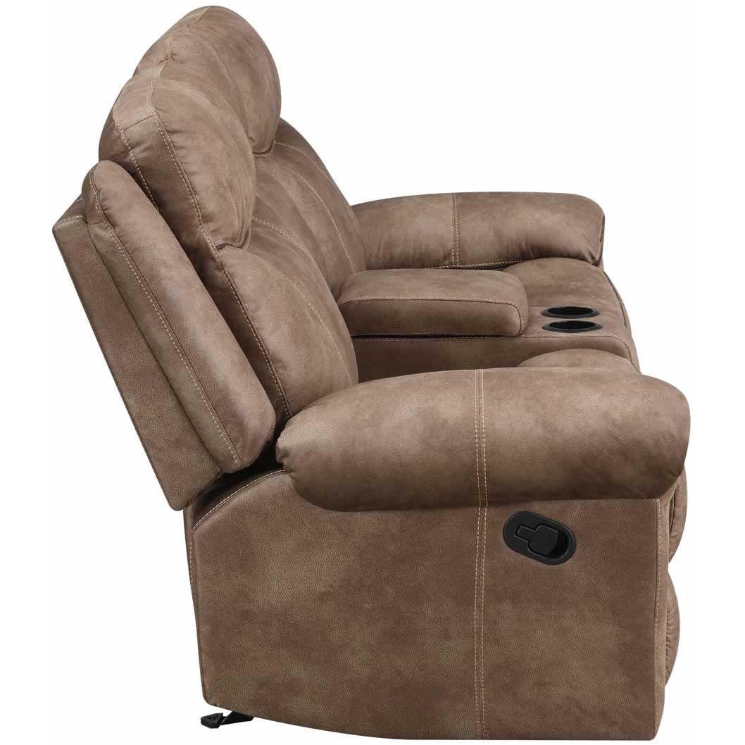  Steve Silver Furniture Nashville NH850CL Glider Recliner Console Loveseat IMAGE 4