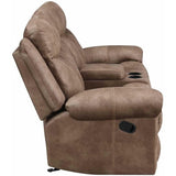  Steve Silver Furniture Nashville NH850CL Glider Recliner Console Loveseat IMAGE 4