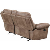  Steve Silver Furniture Nashville NH850CL Glider Recliner Console Loveseat IMAGE 6