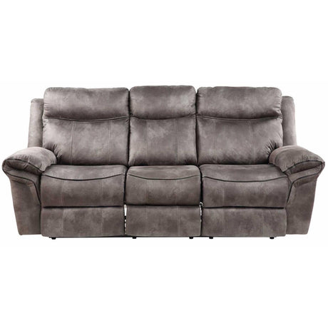  Steve Silver Furniture Nashville NH850SG Reclining Sofa w/Drop-Down Console - Grey IMAGE 1