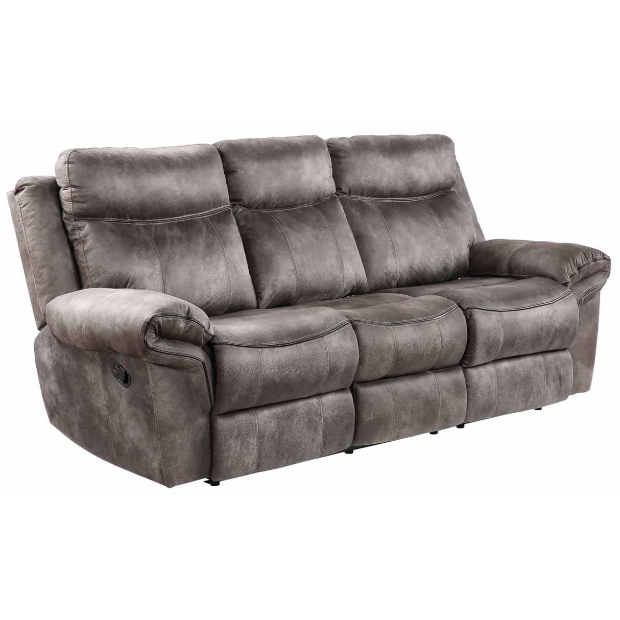  Steve Silver Furniture Nashville NH850SG Reclining Sofa w/Drop-Down Console - Grey IMAGE 3