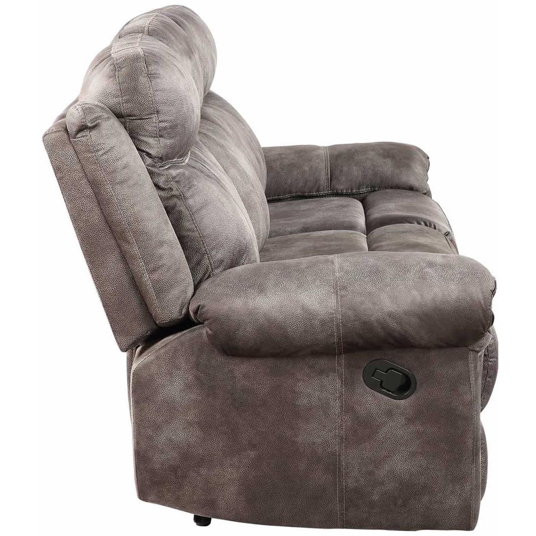  Steve Silver Furniture Nashville NH850SG Reclining Sofa w/Drop-Down Console - Grey IMAGE 5