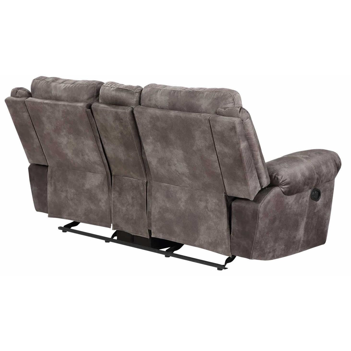  Steve Silver Furniture Nashville NH850CLG Glider Recliner Console Loveseat - Grey IMAGE 7