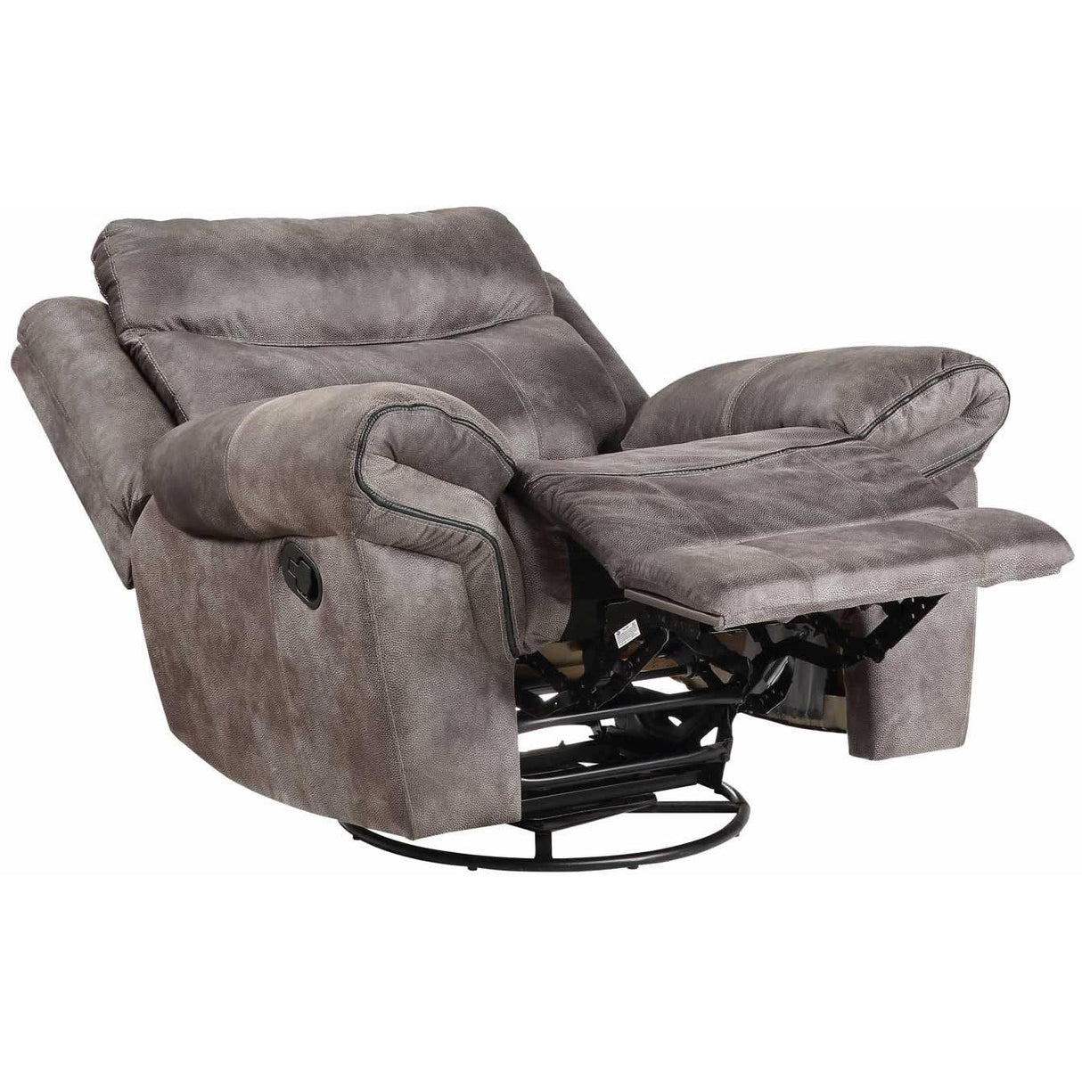  Steve Silver Furniture Nashville NH850RG Glider Recliner - Grey IMAGE 2