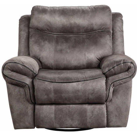  Steve Silver Furniture Nashville NH850RG Glider Recliner - Grey IMAGE 4
