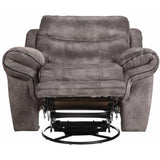  Steve Silver Furniture Nashville NH850RG Glider Recliner - Grey IMAGE 5