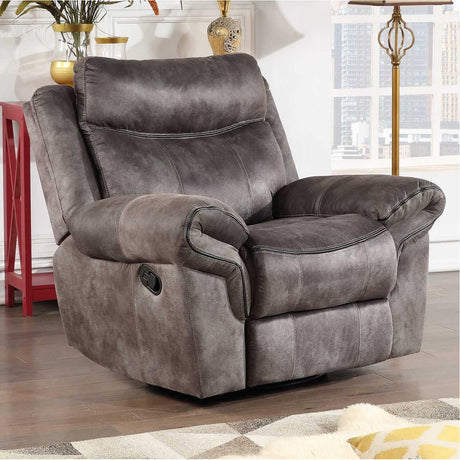 Steve Silver Furniture Nashville NH850RG Glider Recliner - Grey IMAGE 7