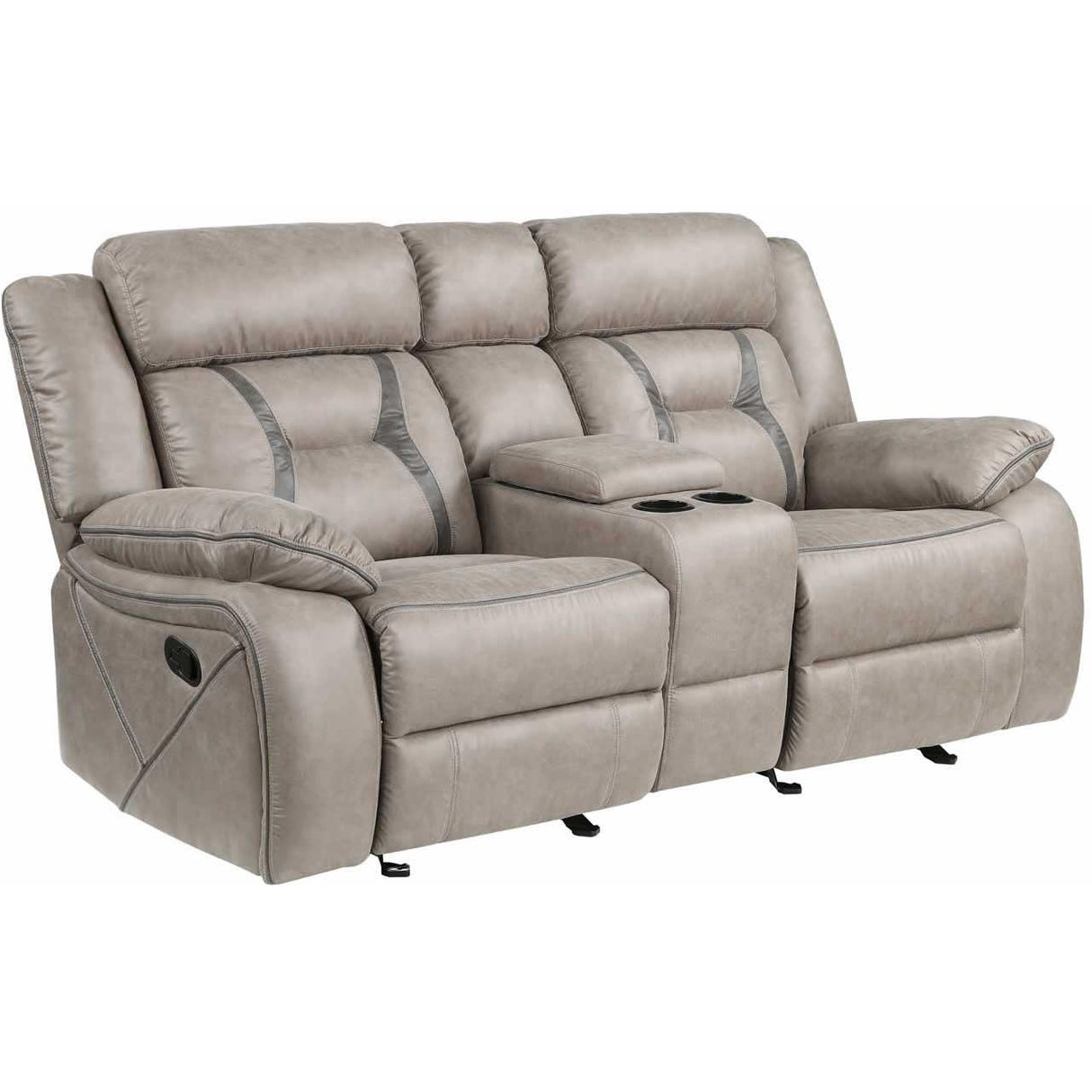  Steve Silver Furniture Tyson TY850CL Reclining Console Loveseat IMAGE 1