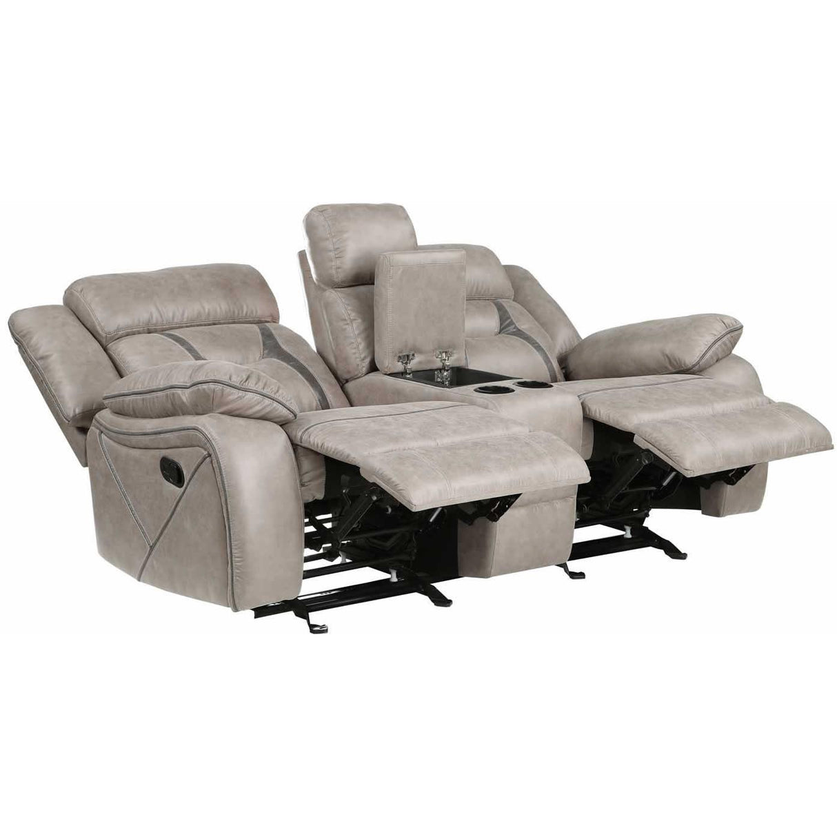  Steve Silver Furniture Tyson TY850CL Reclining Console Loveseat IMAGE 2