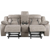  Steve Silver Furniture Tyson TY850CL Reclining Console Loveseat IMAGE 3