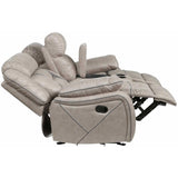  Steve Silver Furniture Tyson TY850CL Reclining Console Loveseat IMAGE 4