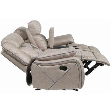  Steve Silver Furniture Tyson TY850CL Reclining Console Loveseat IMAGE 4